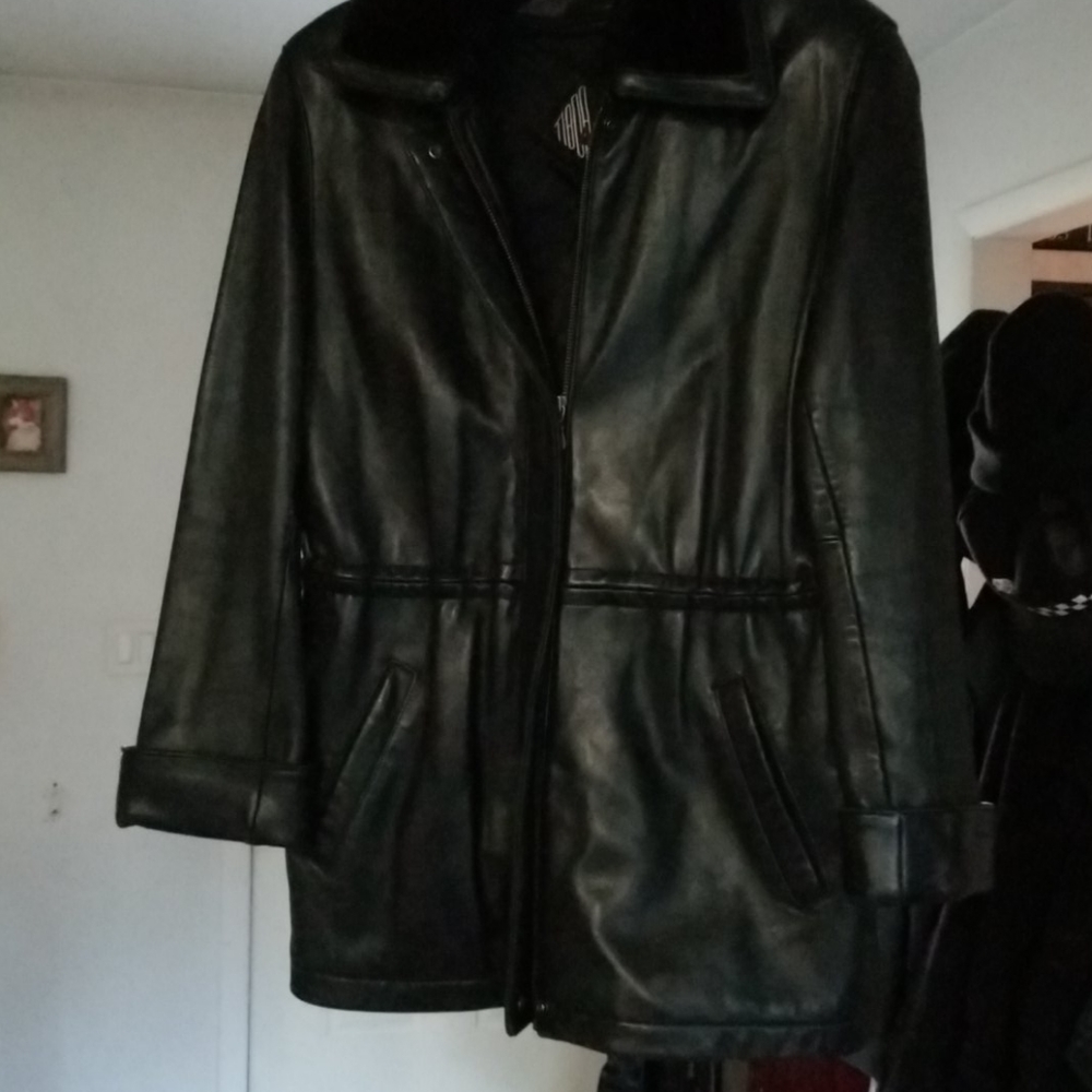Leather Jacket With Removable Lining - image 1